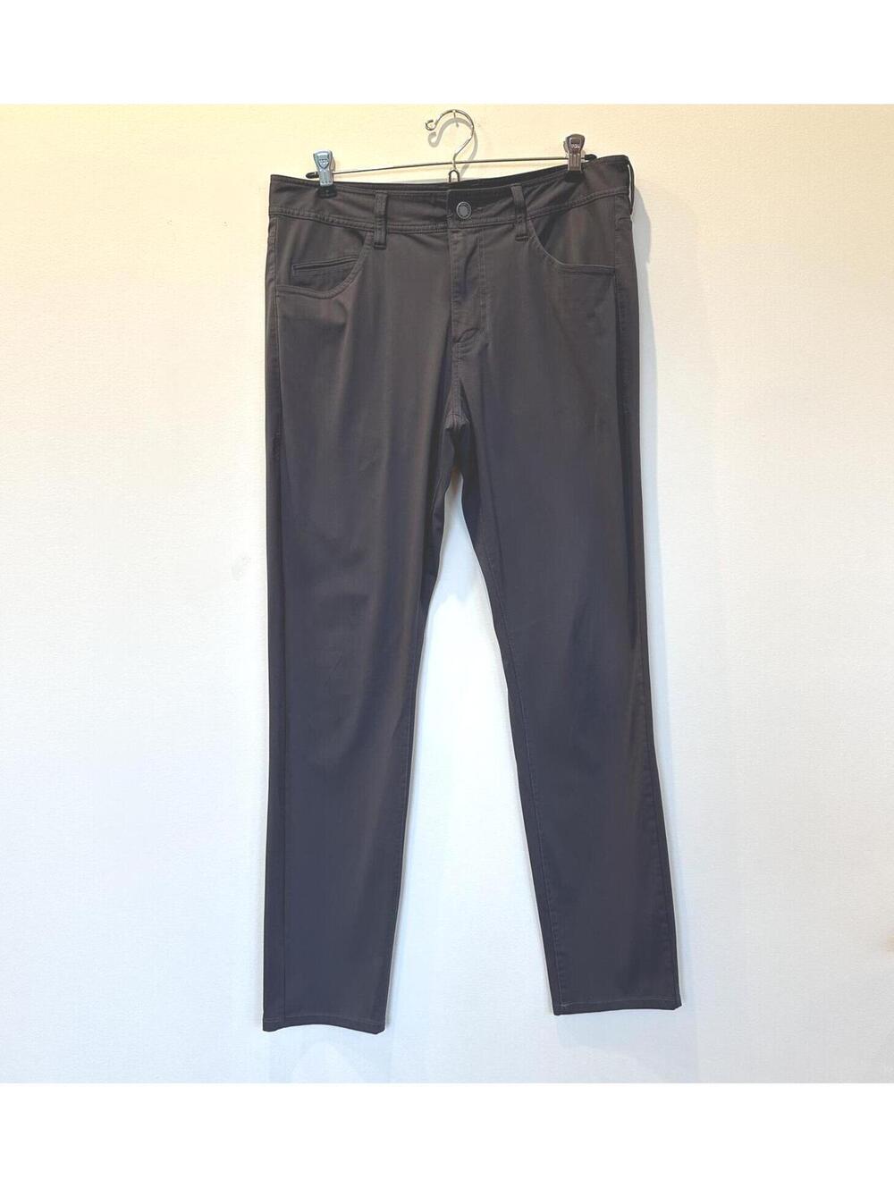 RHONE Commuter Pants Men's 33x30 Asphalt Gray Performance Stretch Golf Office